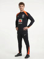 2025/2026 BRAZIL BLACK AND ORANGE TRACKSUIT