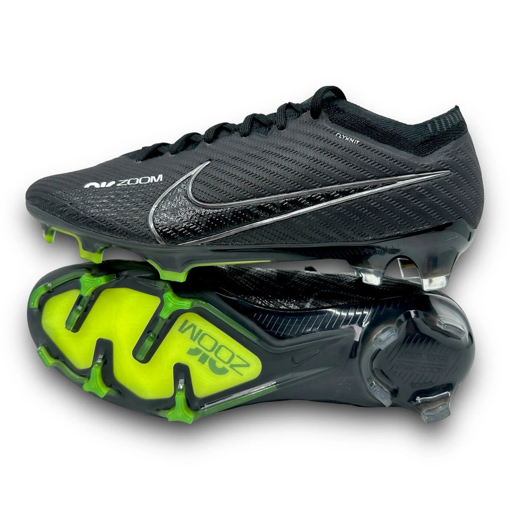 NIKE MERCURIAL VAPOR 15 ELITE FG FOOTBALL BOOTS BLACK BLUE