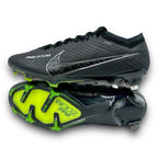 NIKE MERCURIAL VAPOR 15 ELITE FG FOOTBALL BOOTS BLACK BLUE