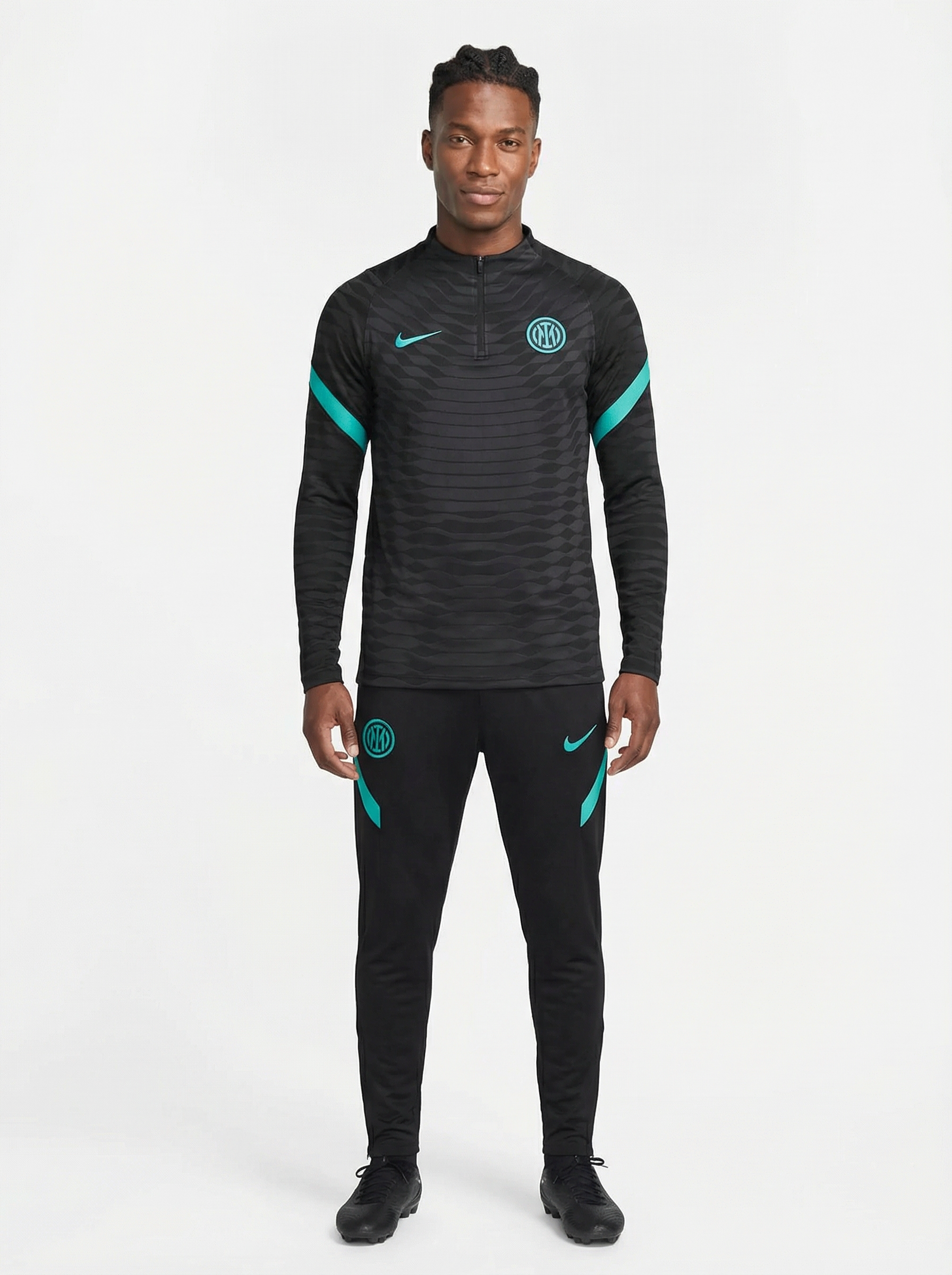 INTER MILAN BLACK AND BLUE TRACKSUIT