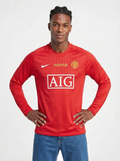 MANCHESTER UNITED FC CLASSIC LONG SLEEVE SHIRT 2007-08