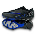 NIKE MERCURIAL VAPOR 15 ELITE FG FOOTBALL BOOTS BLACK BLUE