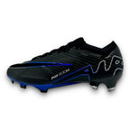 NIKE MERCURIAL VAPOR 15 ELITE FG FOOTBALL BOOTS BLACK BLUE