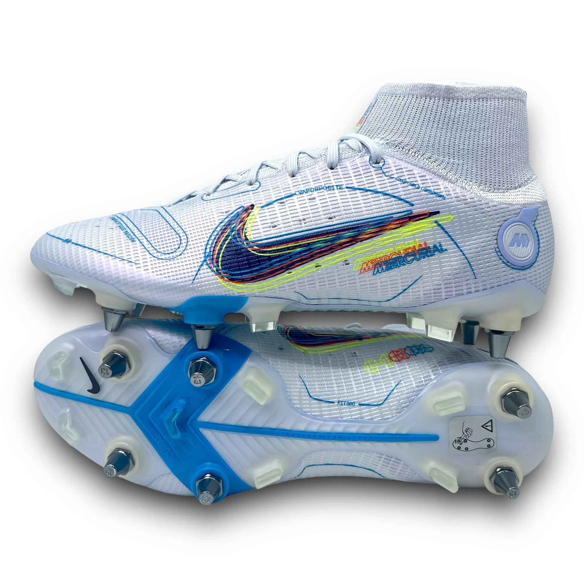 NIKE MERCURIAL SUPERFLY 8 ELITE SG WHITE