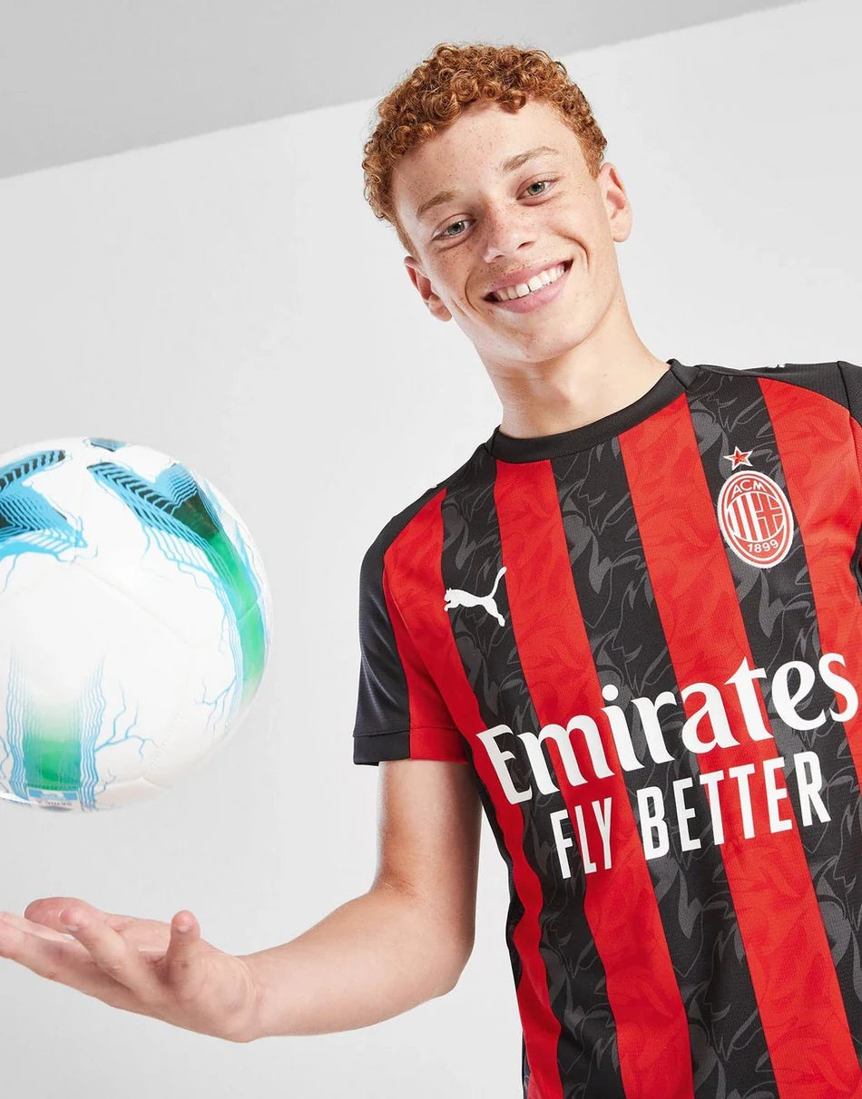 PUMA AC MILAN 2025/26 HOME SHIRT JUNIOR